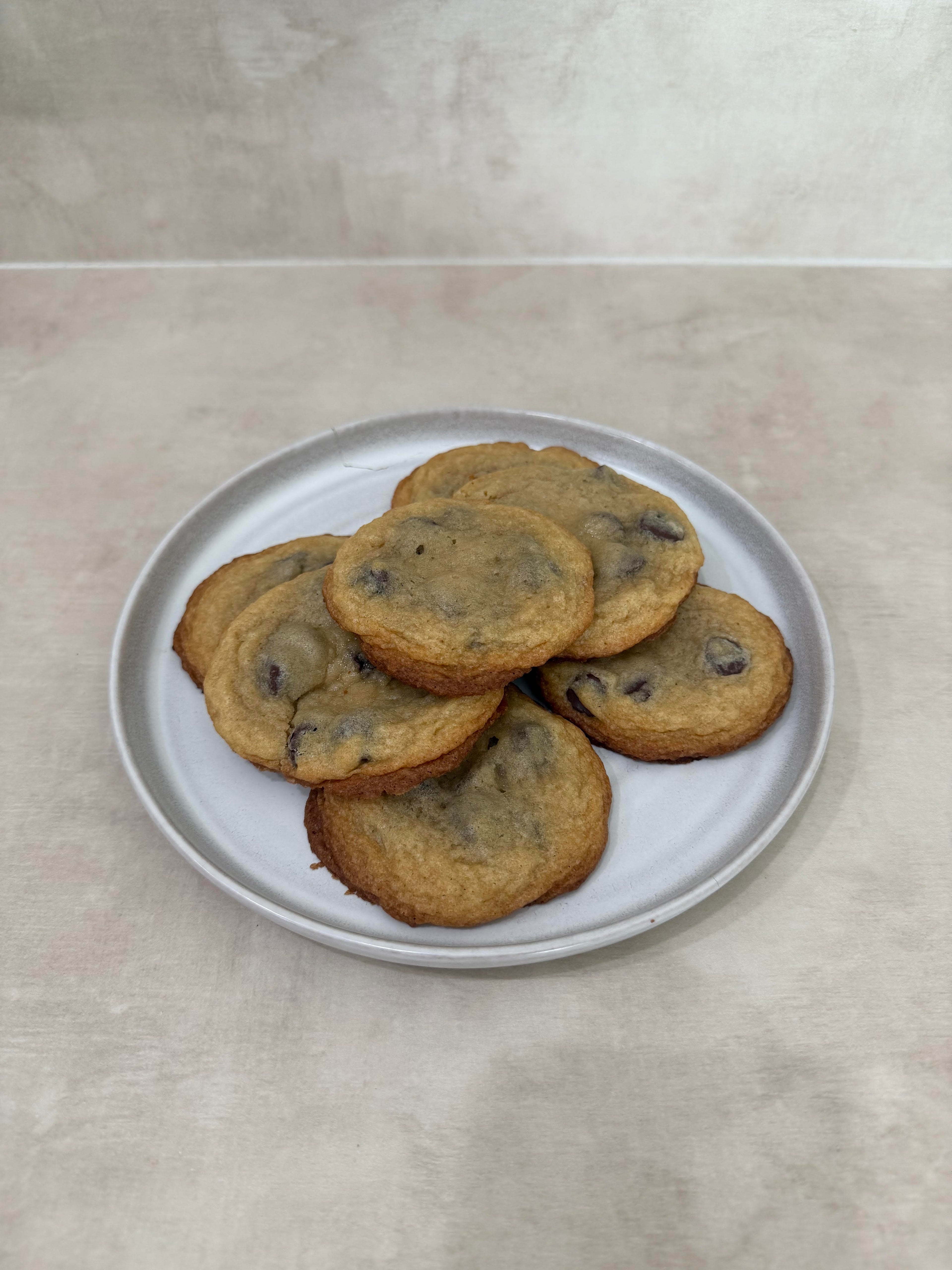 Dark Chocolate Chip Cookies